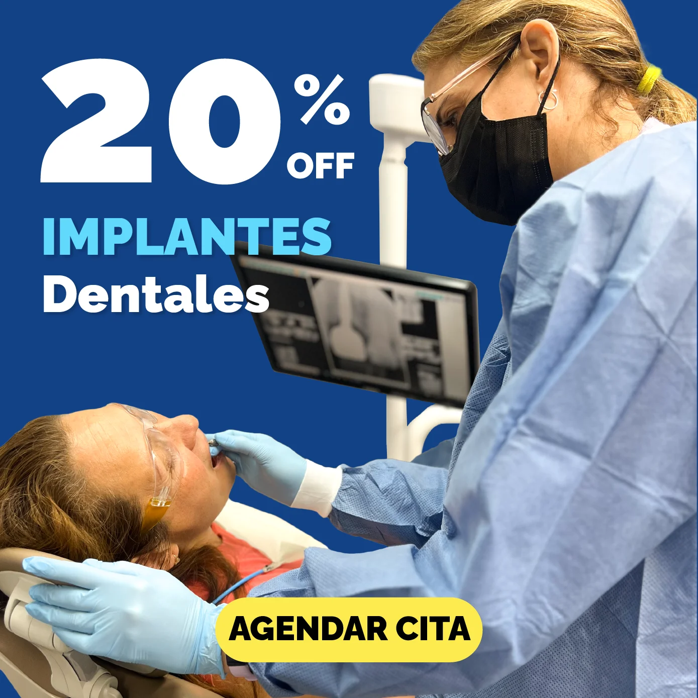 Dental implant promotion at Top Dental