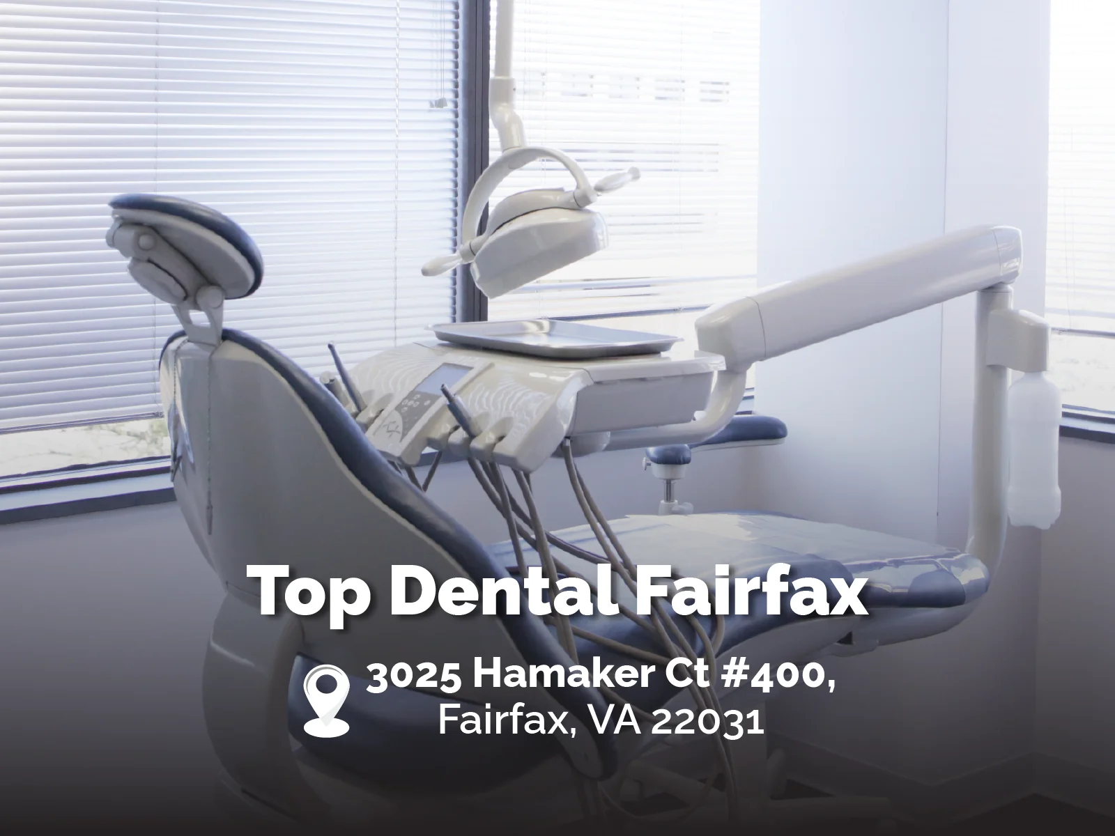 Dental treatment room at Top Dental Fairfax