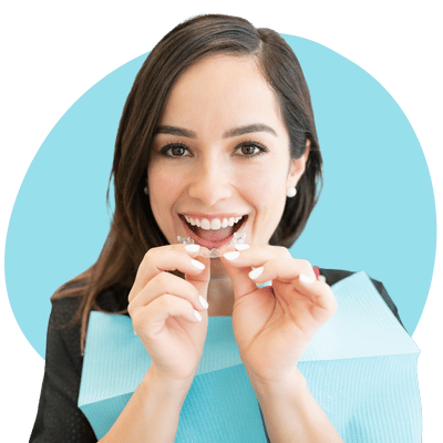 Happy Smile with Clear Aligners at Top Dental