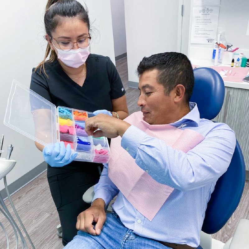 Braces consultation at Top Dental
